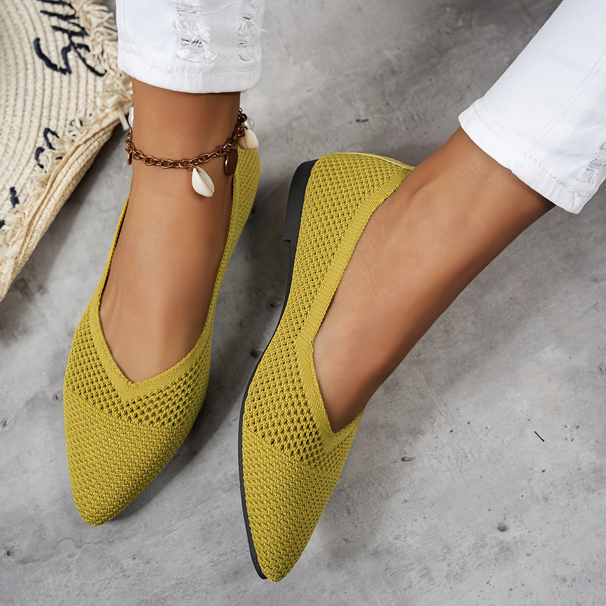 KNITZ – Elegante Strick-Loafers für Damen