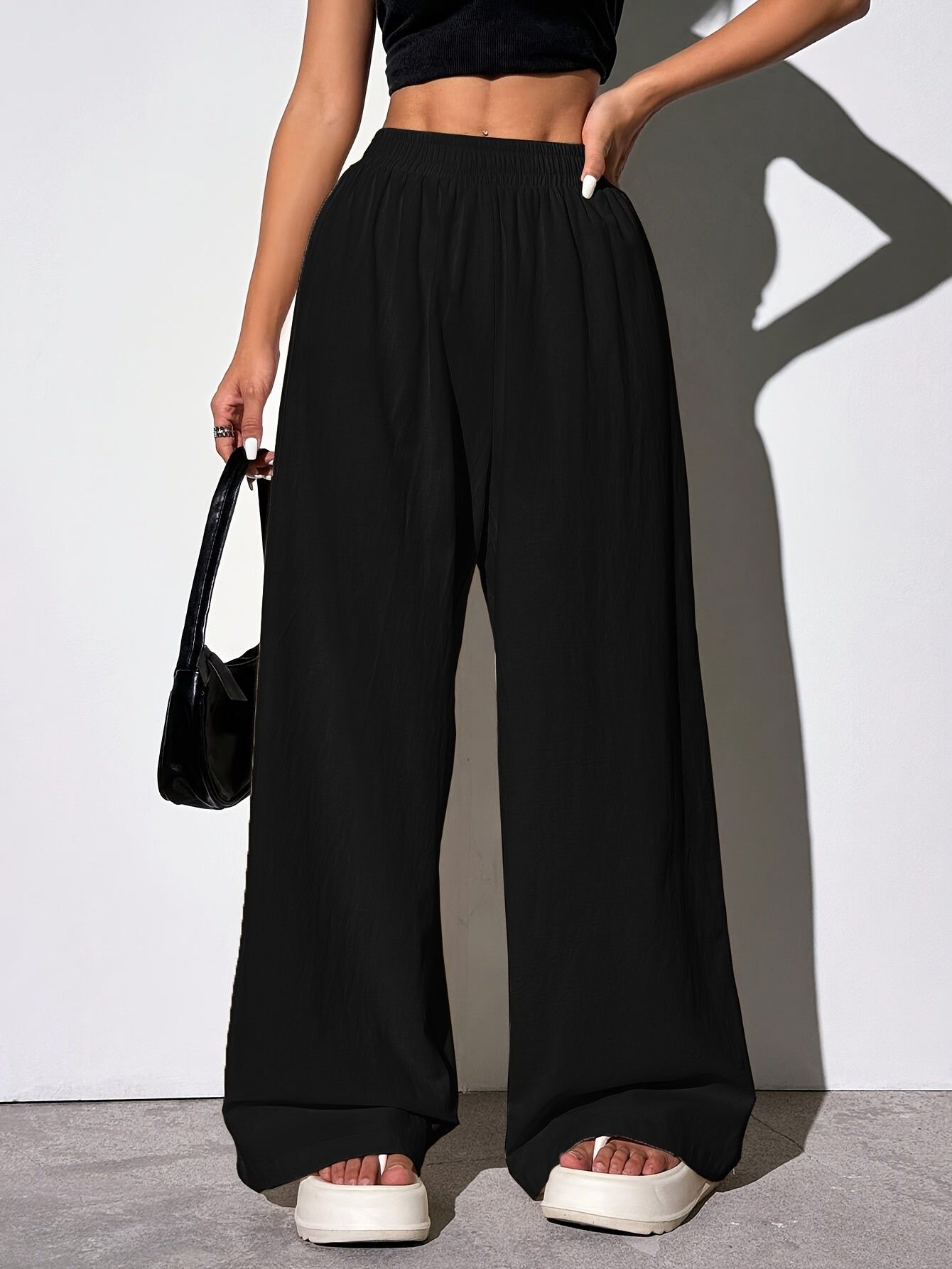 EZRA – Gerade-Hose mit Gummibund & Taschen
