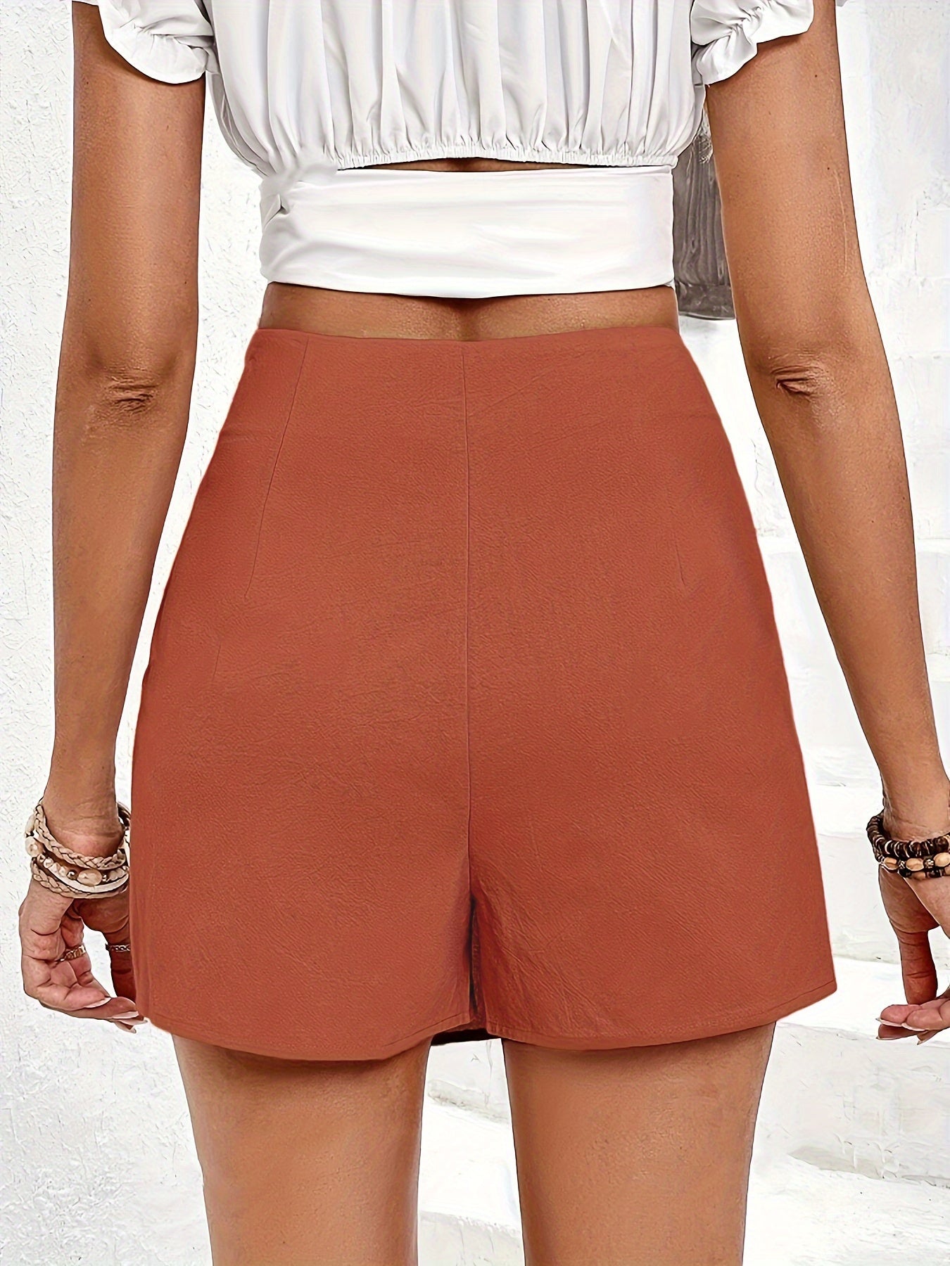 ELEG – Damen-Shorts mit Bindegürtel