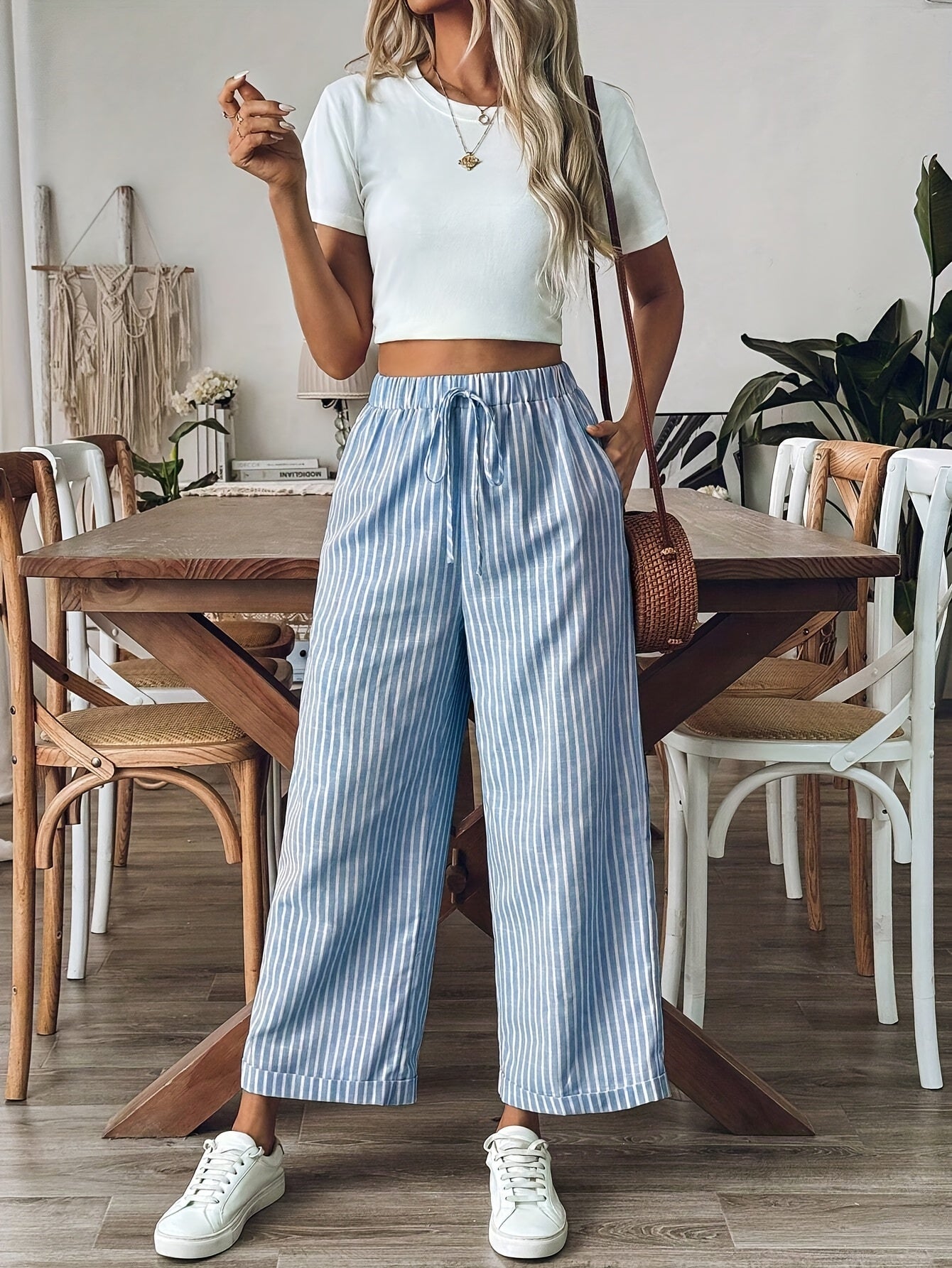 STRIP – Old Money Style Streifenhose