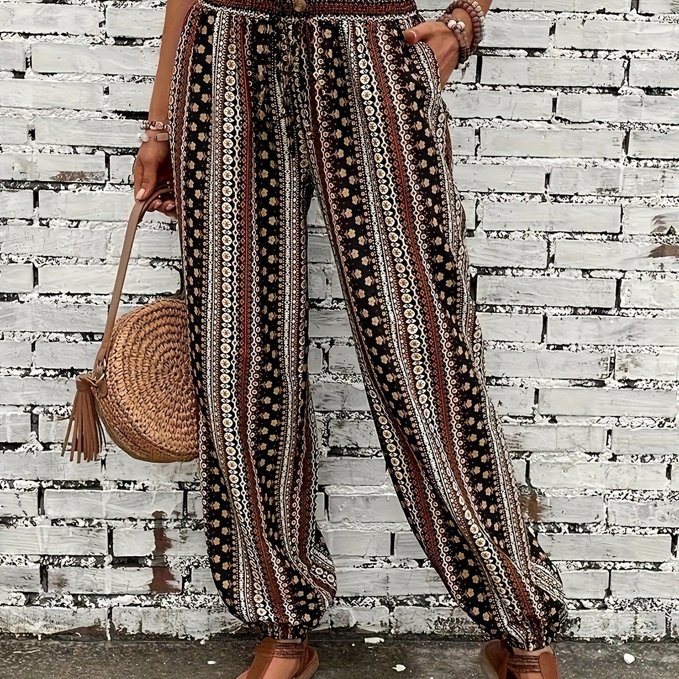 BOHOX – Boho-Palazzohose mit Print