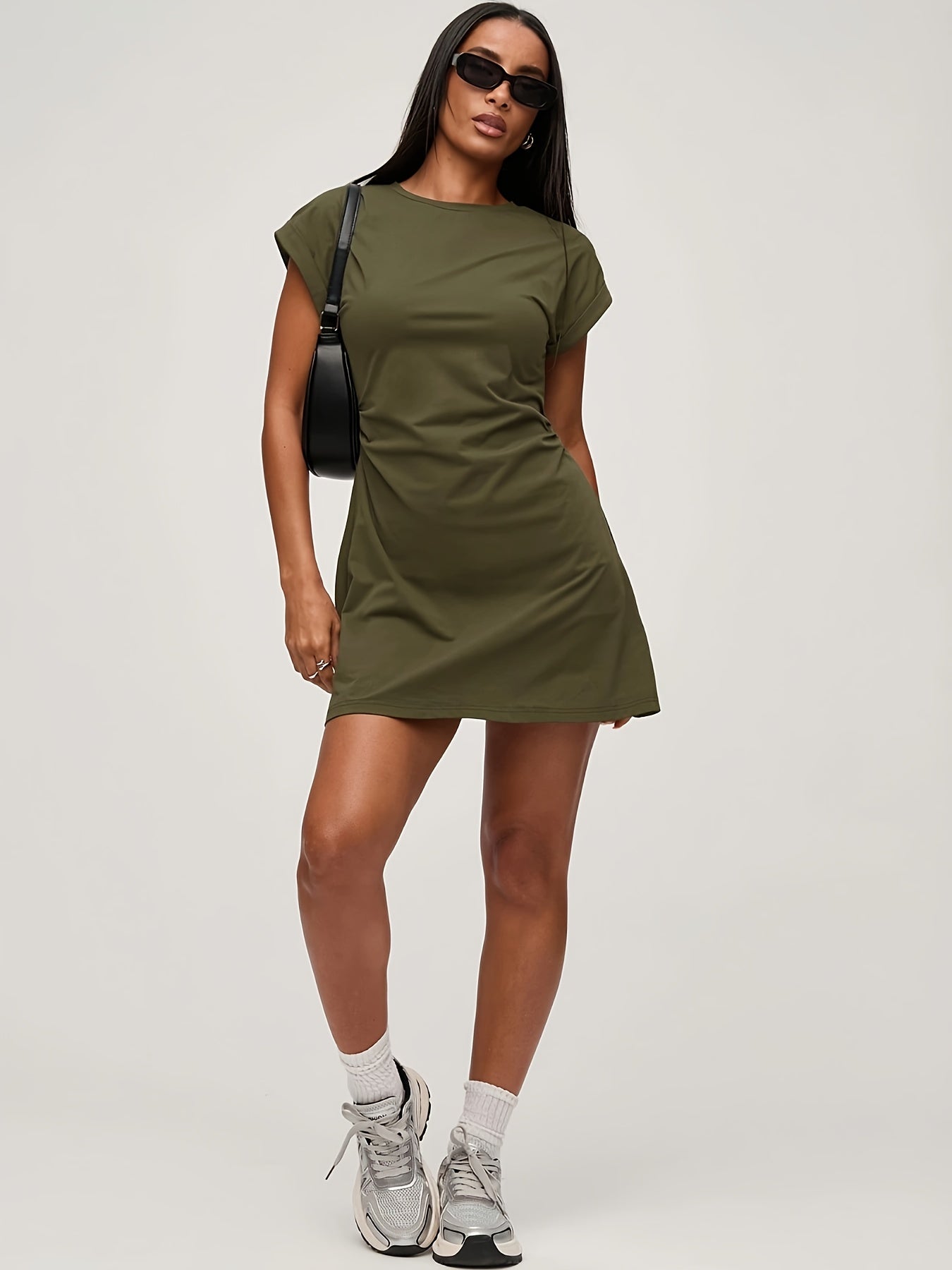 DRES – Minikleid mit Raffungen