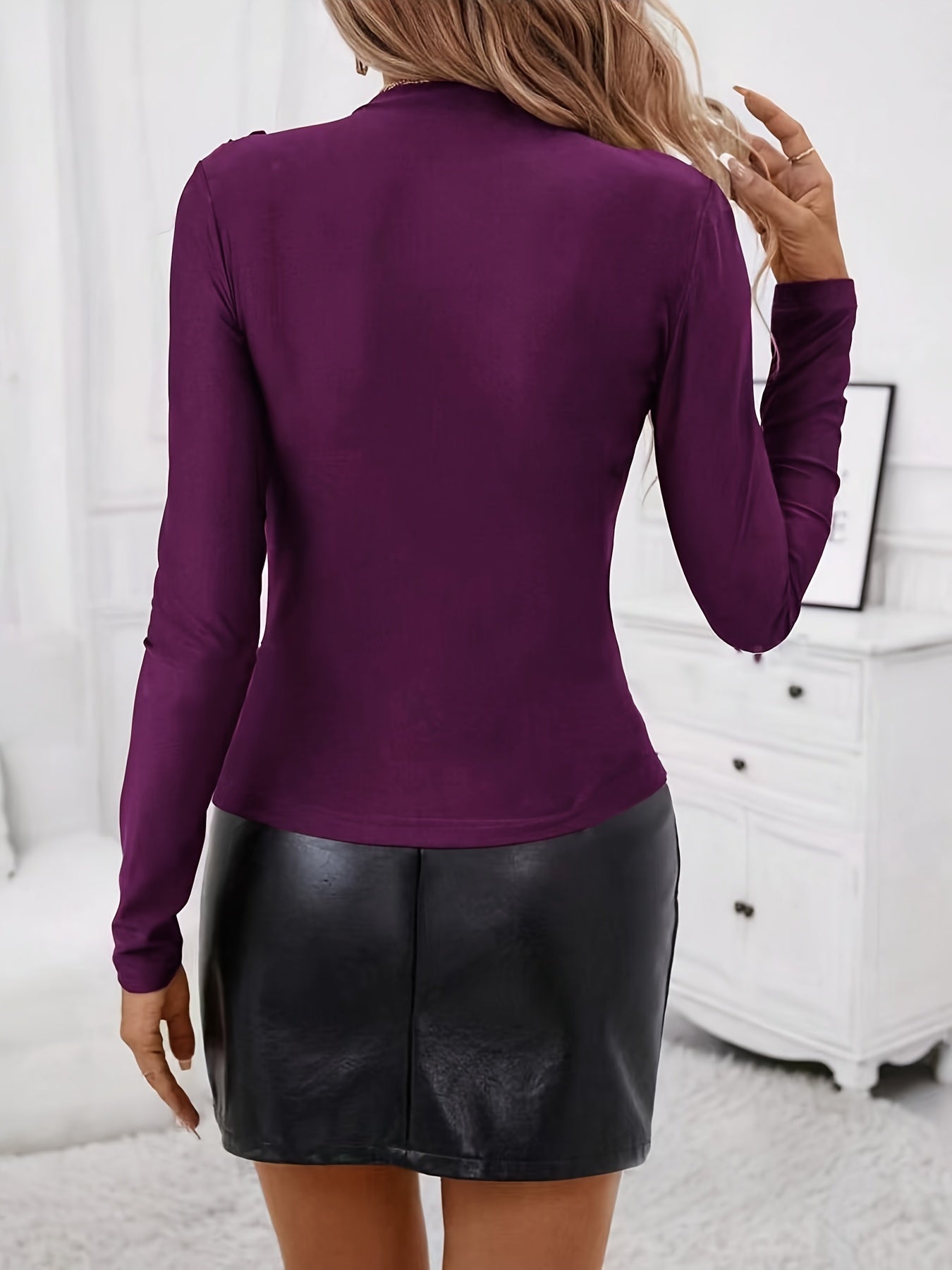 RUCHA – Elegantes Slim-Fit Shirt mit Raffung