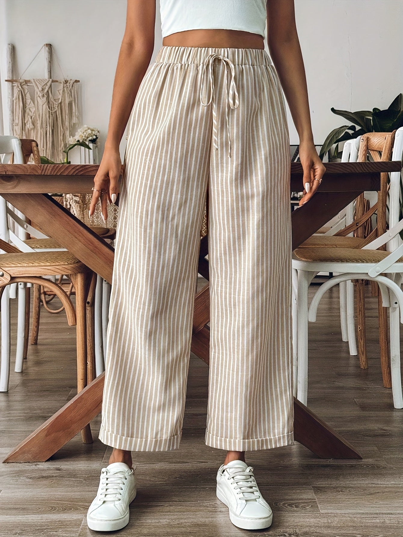 STRIP – Old Money Style Streifenhose