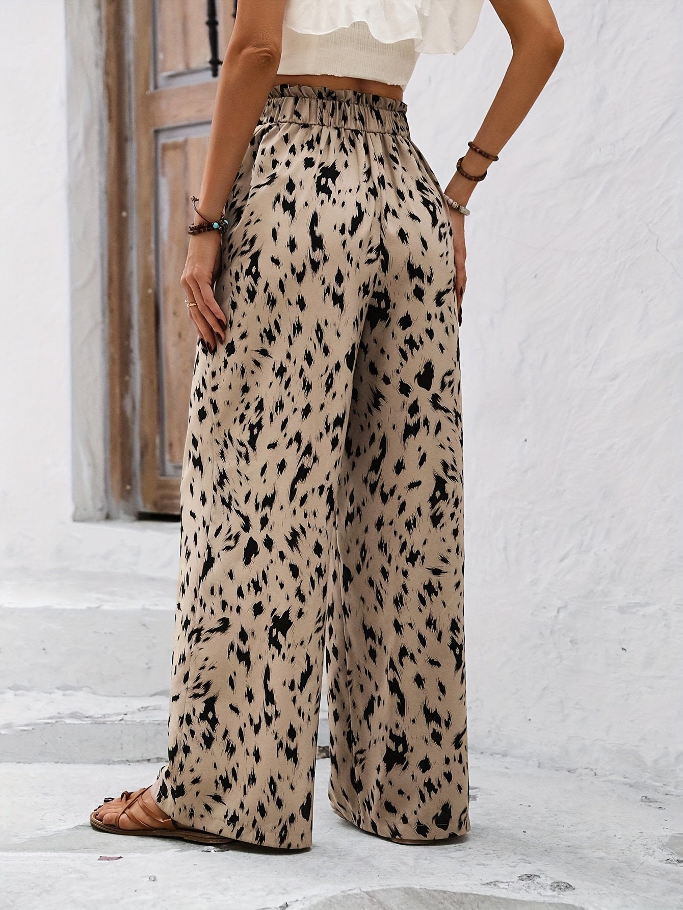 LEOLA – Leopardenhose mit elastischem Bund