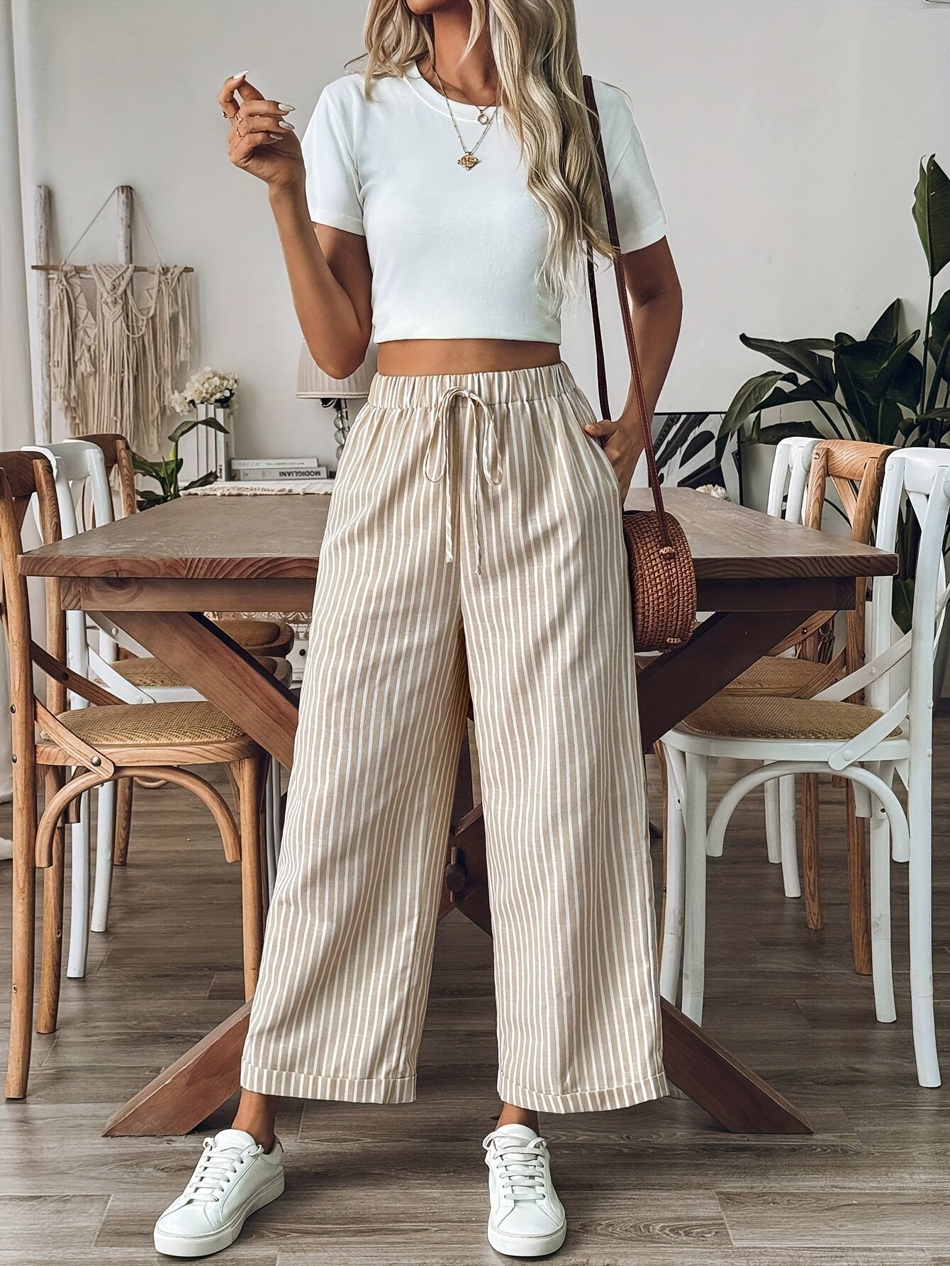 STRIP – Old Money Style Streifenhose