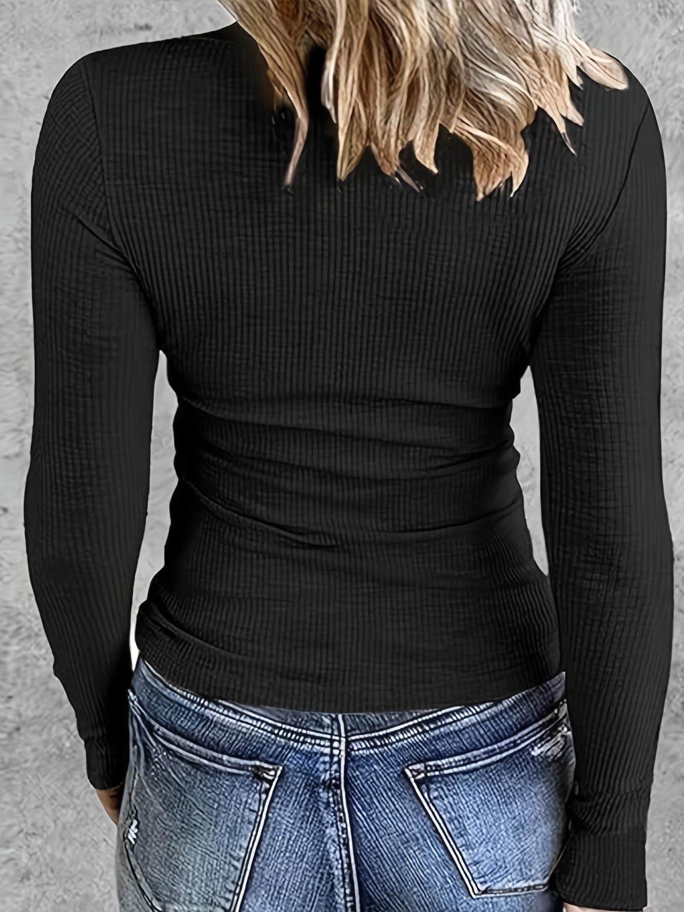 KITY – Langarmshirt Gerippt