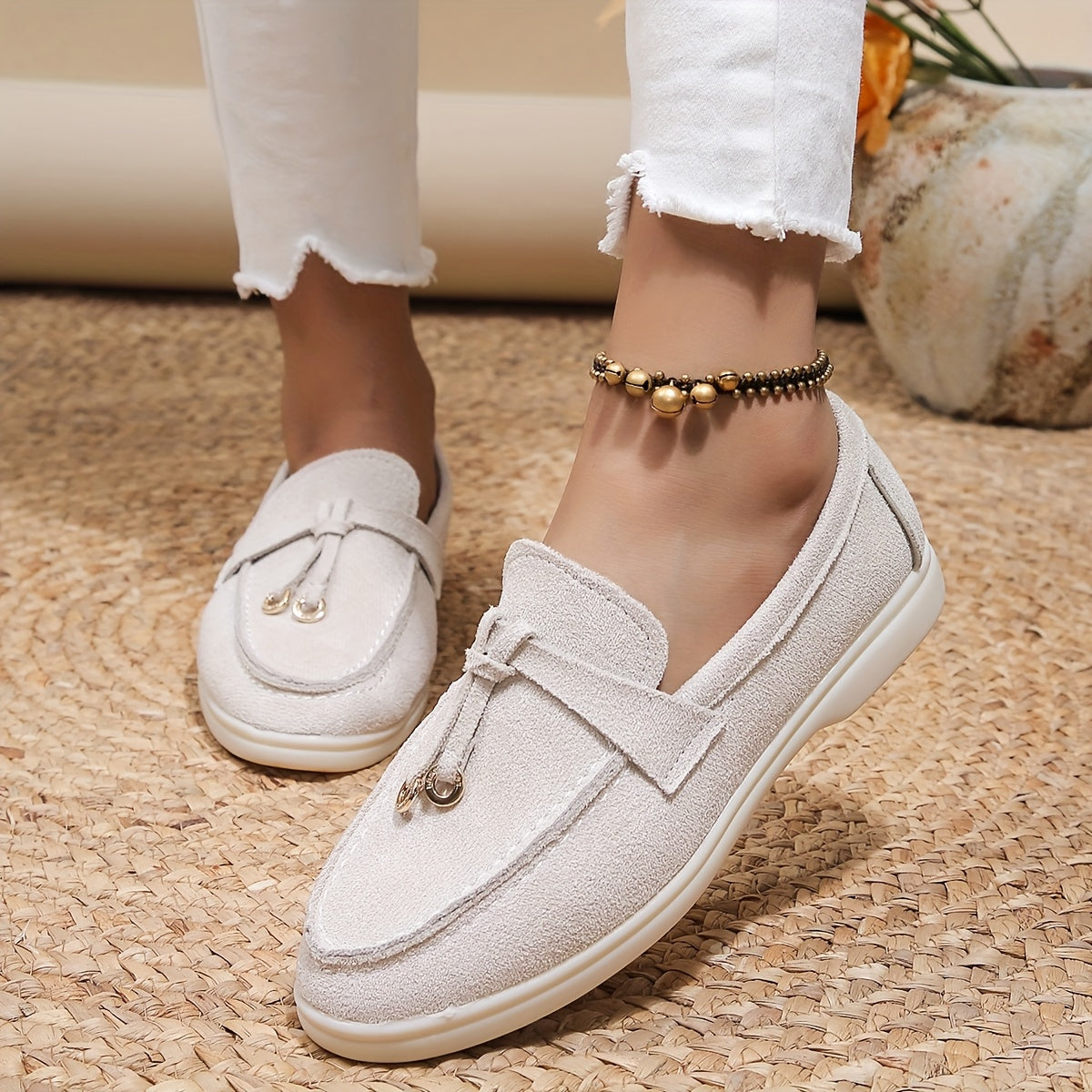 TASSY – Slip-On Loafers mit Troddel-Detail