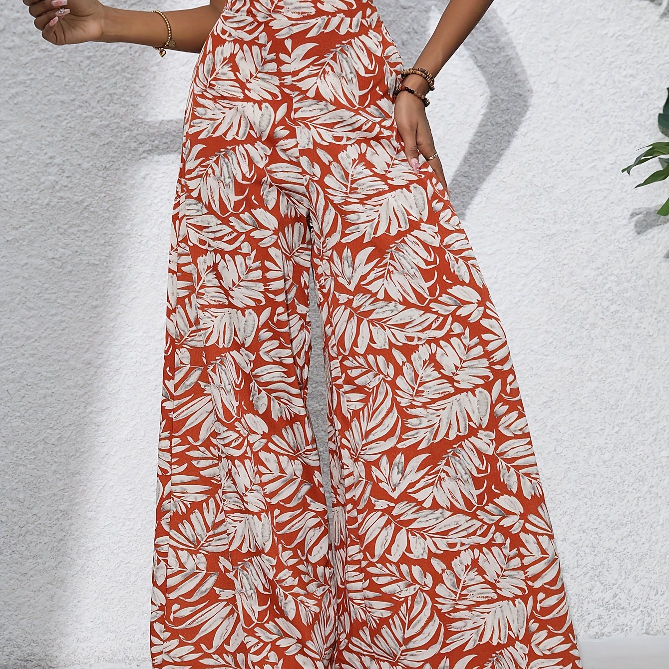 FLORA – Boho-Chiffonhose mit Blumenprint