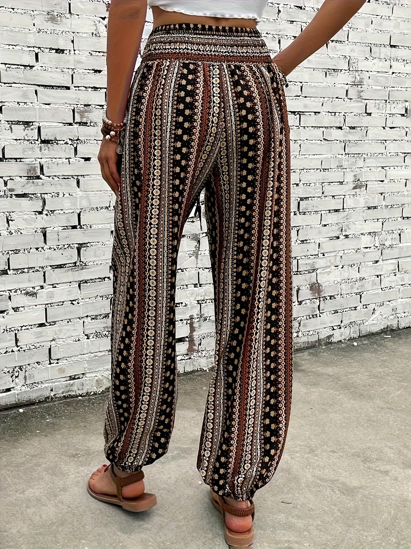 BOHOX – Boho-Palazzohose mit Print