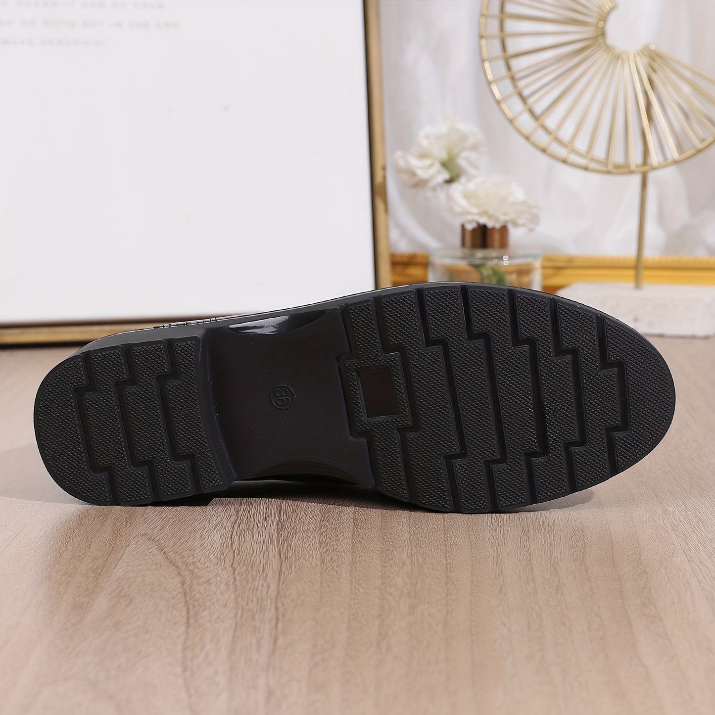BUCKY – Damen All-Match Loafer mit Schnallendekor