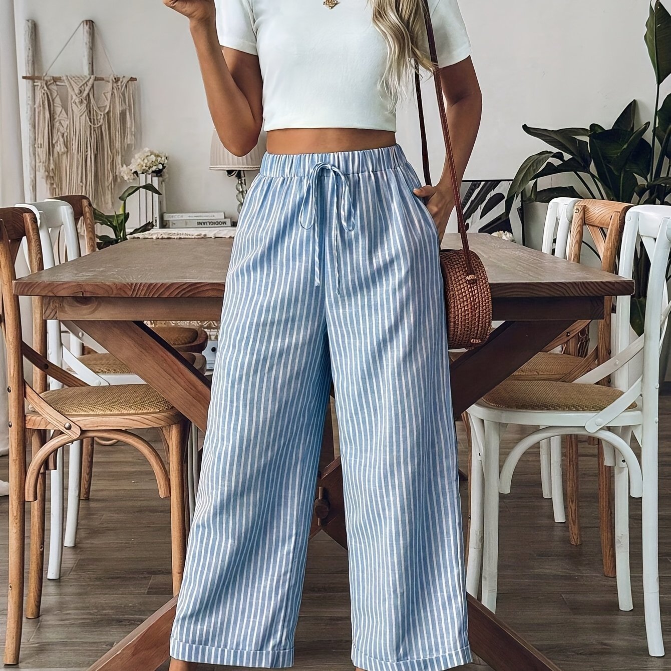 STRIP – Old Money Style Streifenhose