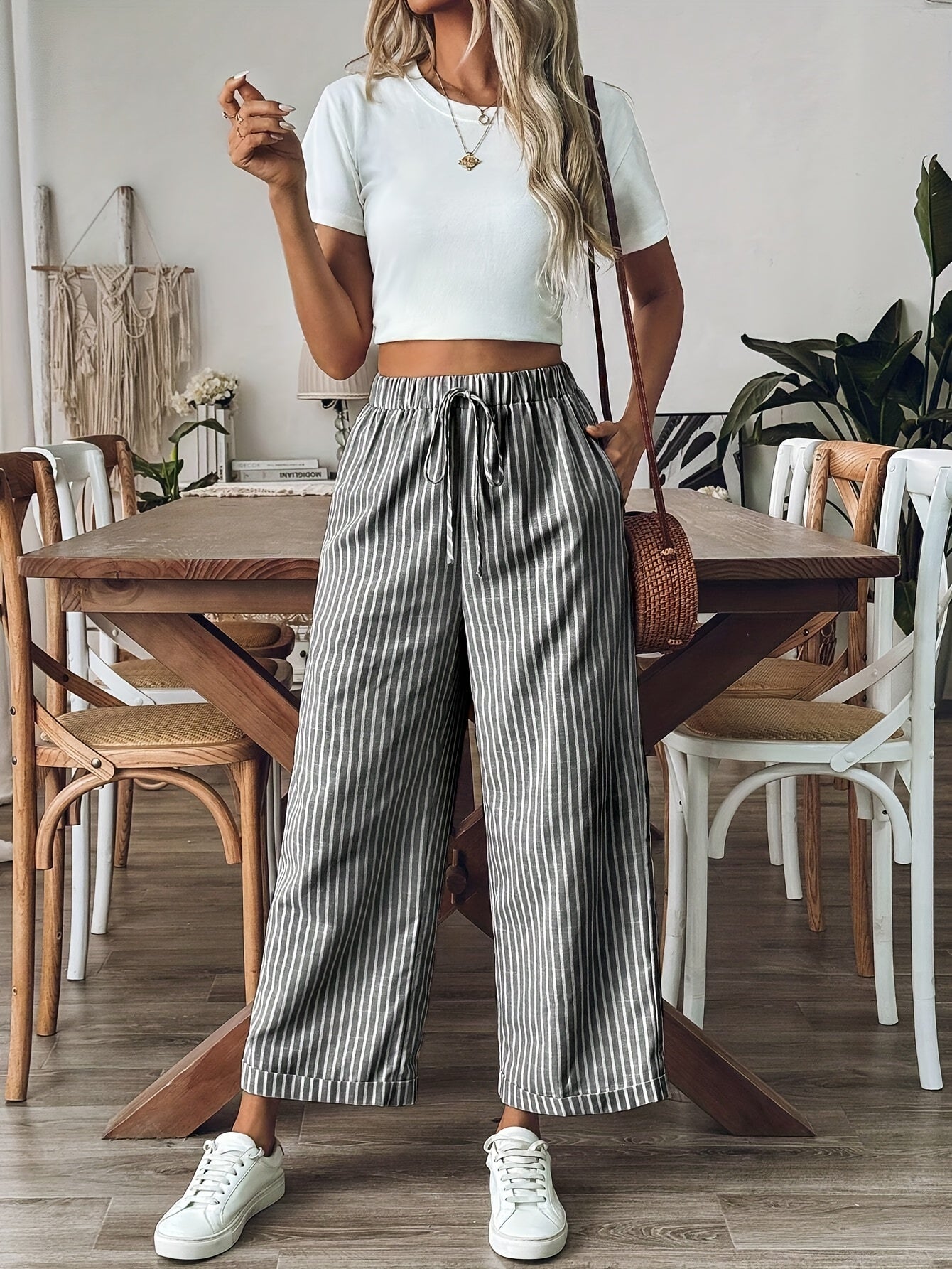 STRIP – Old Money Style Streifenhose