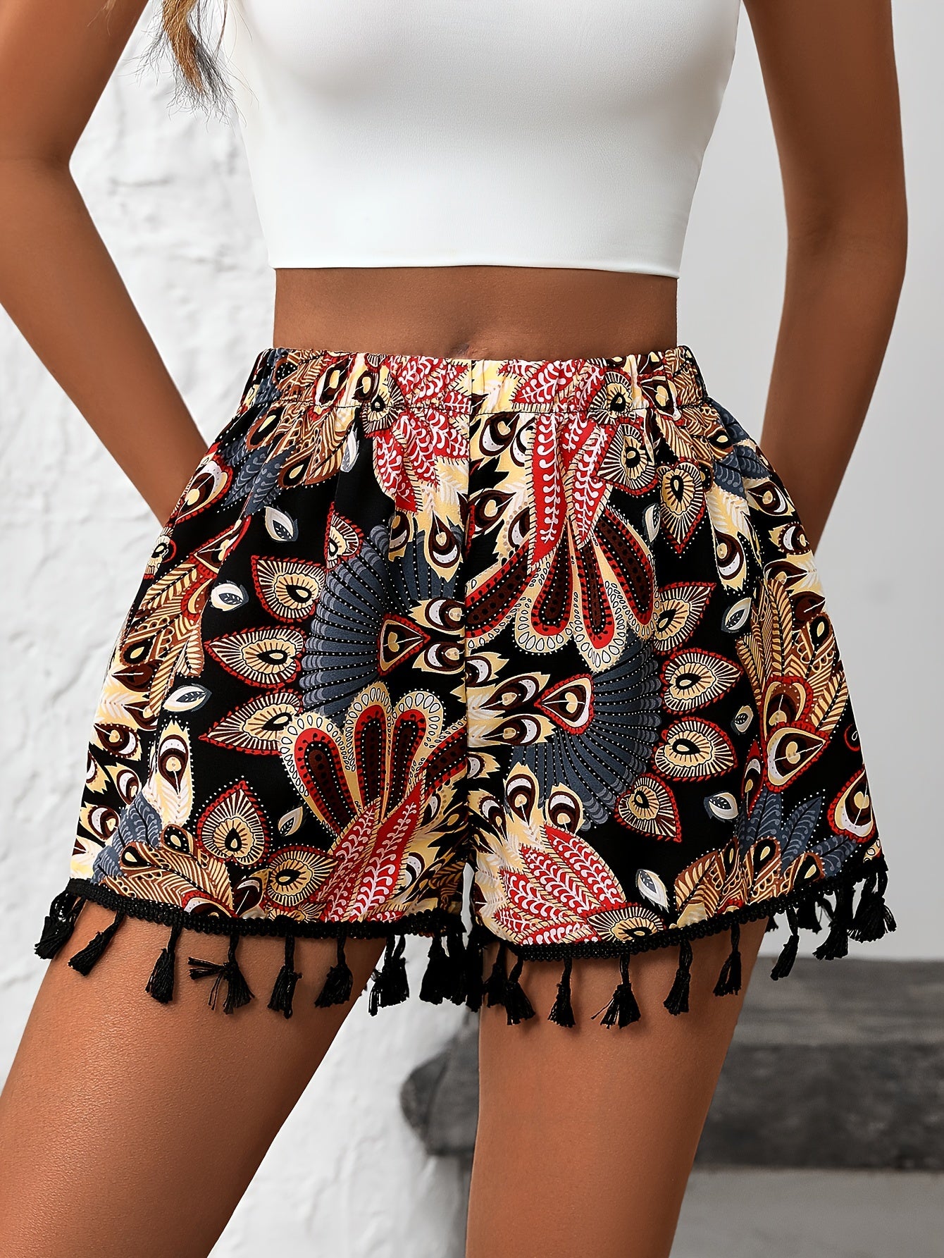 GLAM – Paisley Damen Shorts