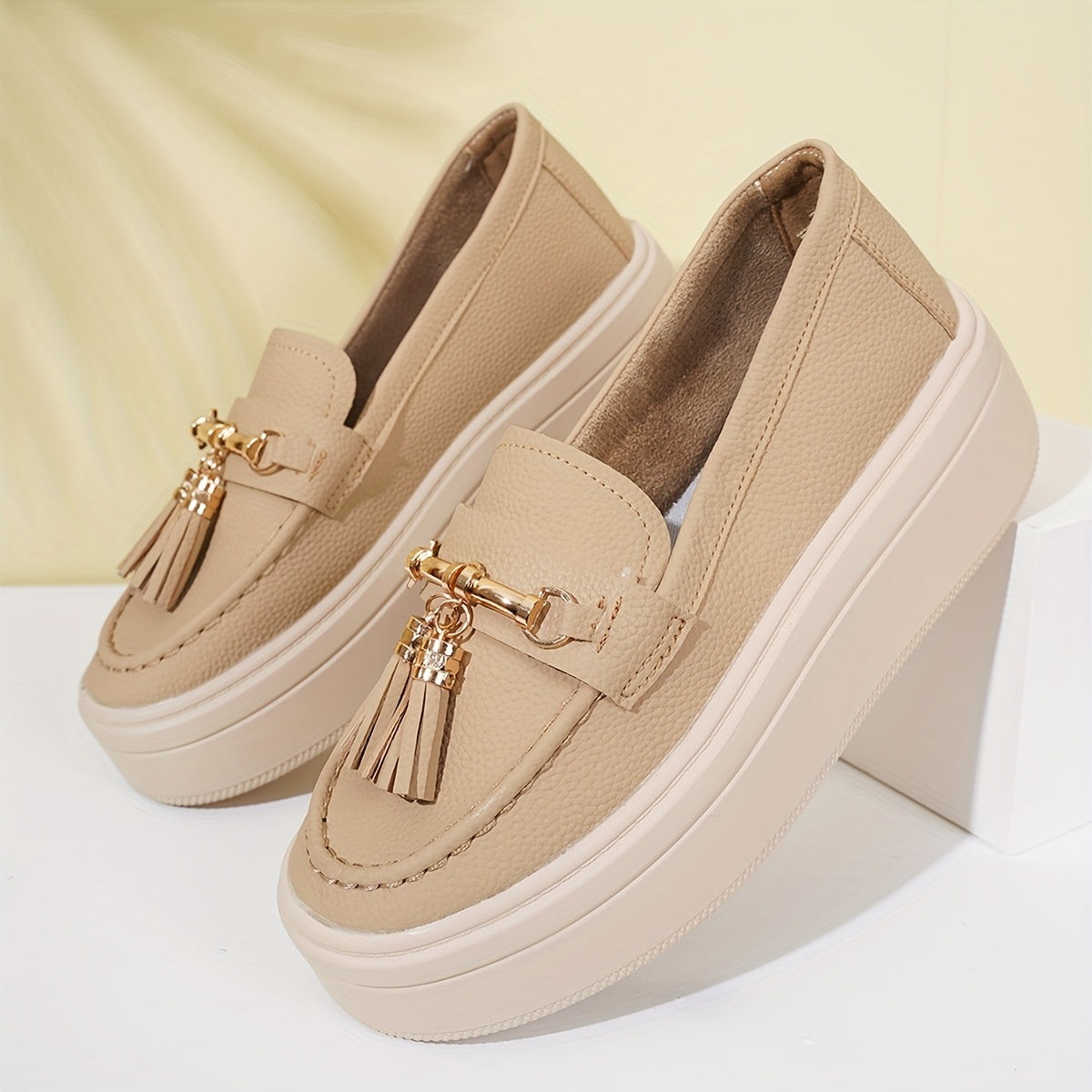 BOWLY – Slip-On Loafers mit Schleifendetail