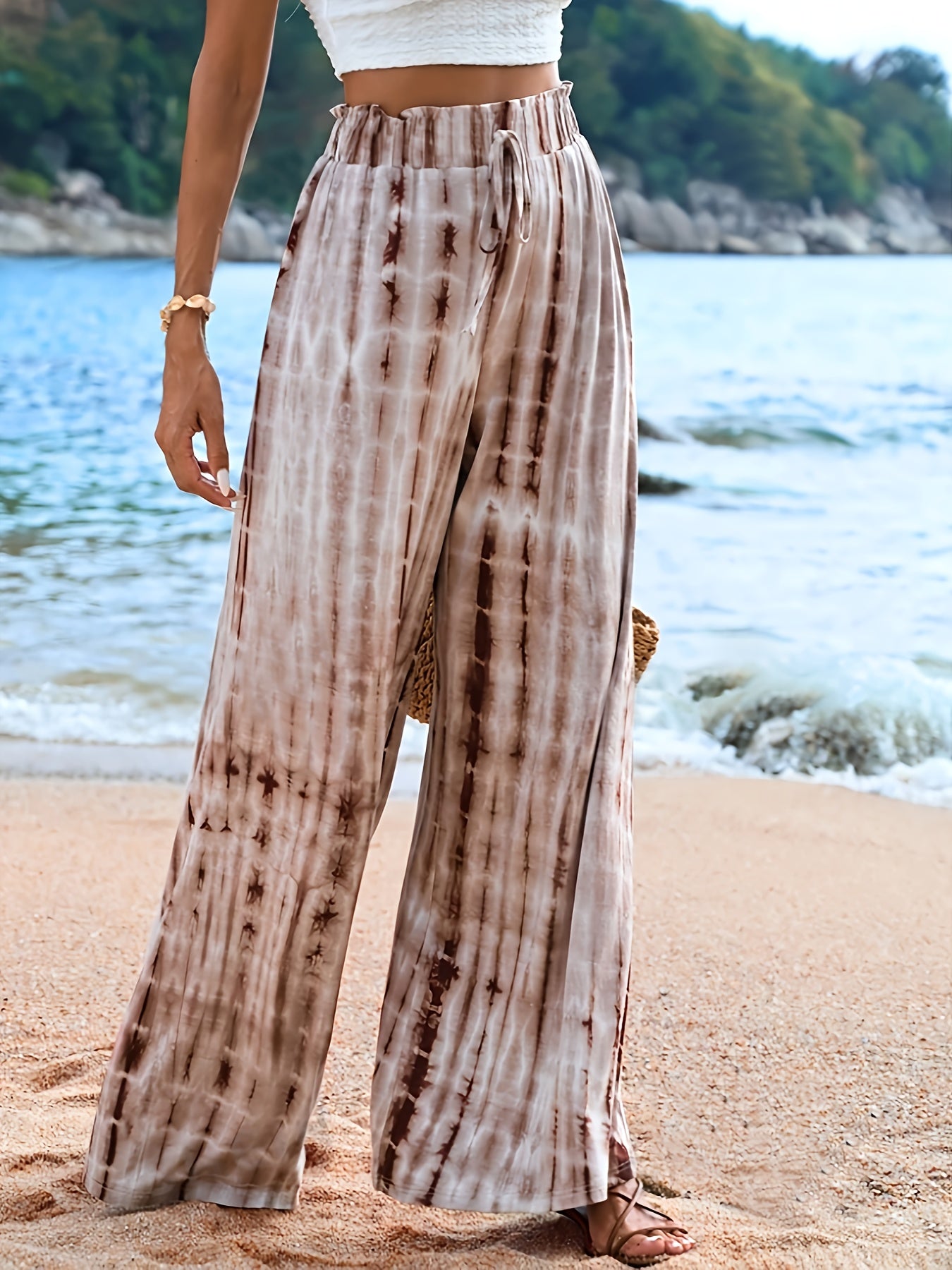 TIDEY – Batik-Weitbeinhose