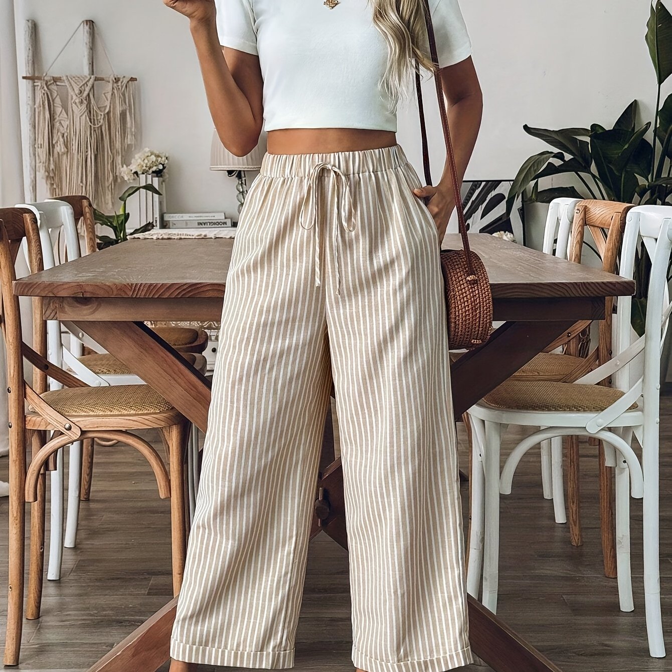 STRIP – Old Money Style Streifenhose