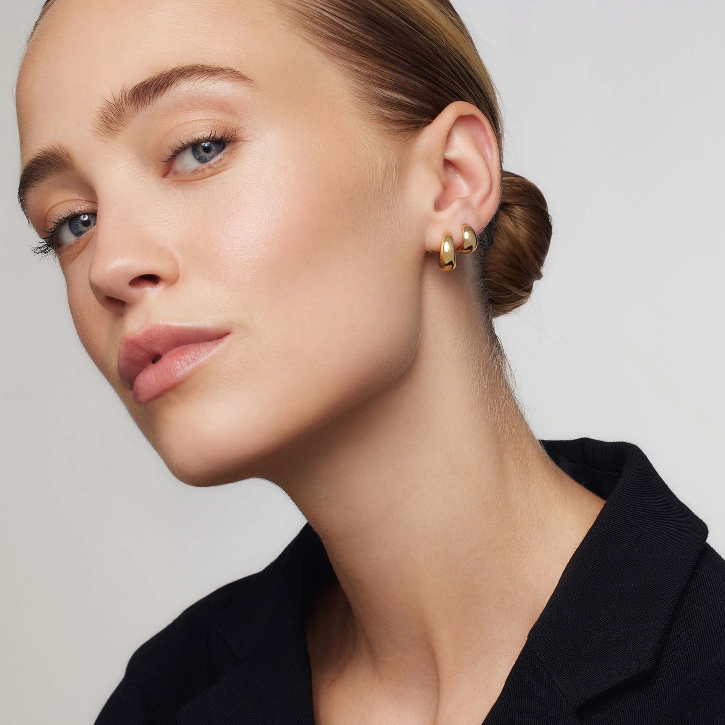 Rue Mini Hoops Ohrringe | Gold 18k