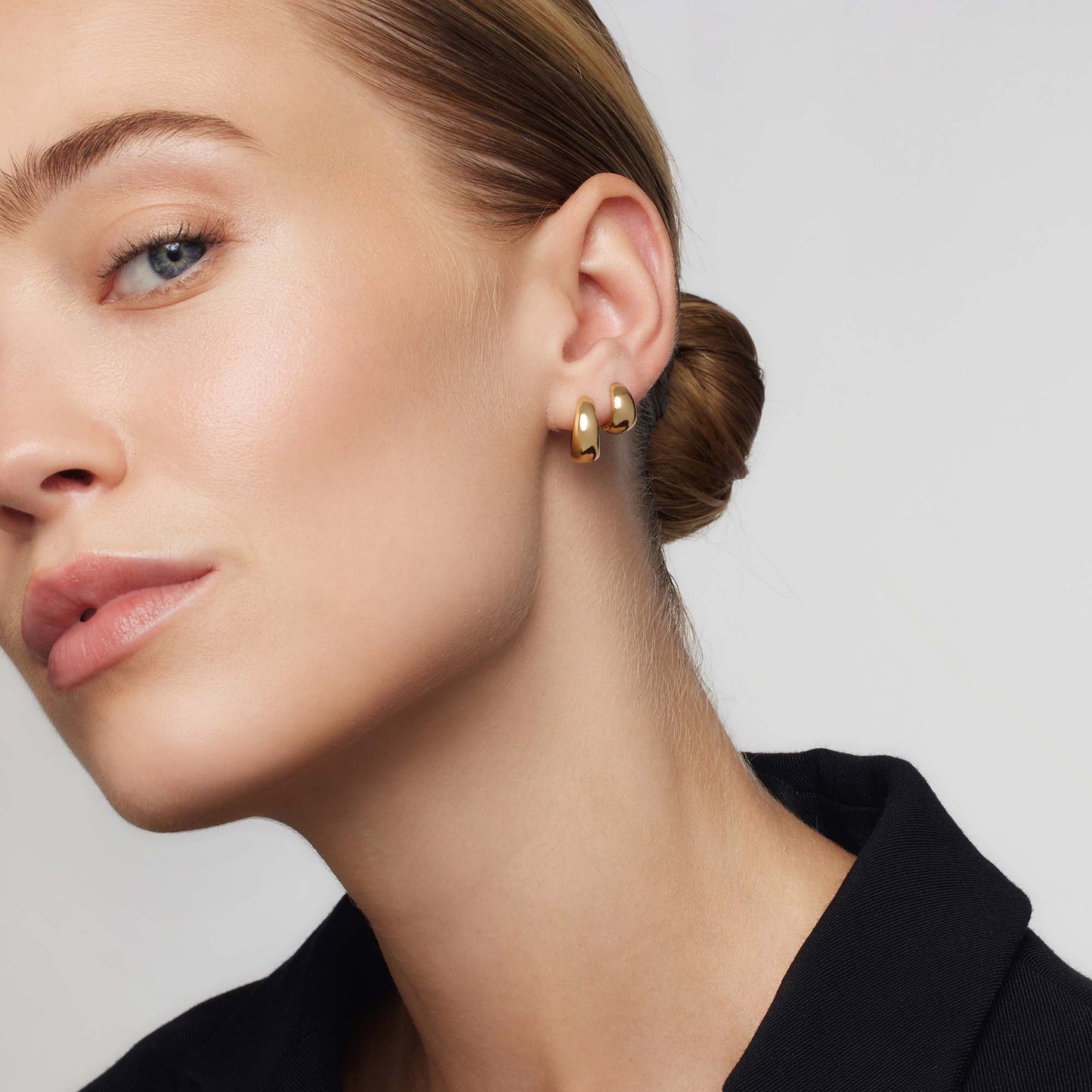 Rue Mini Hoops Ohrringe | Gold 18k