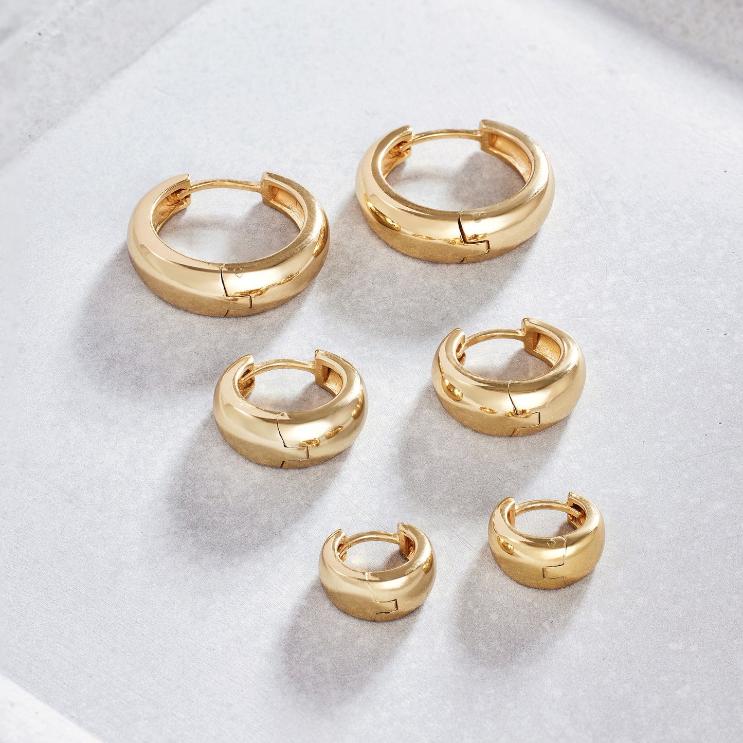 Rue Mini Hoops Ohrringe | Gold 18k