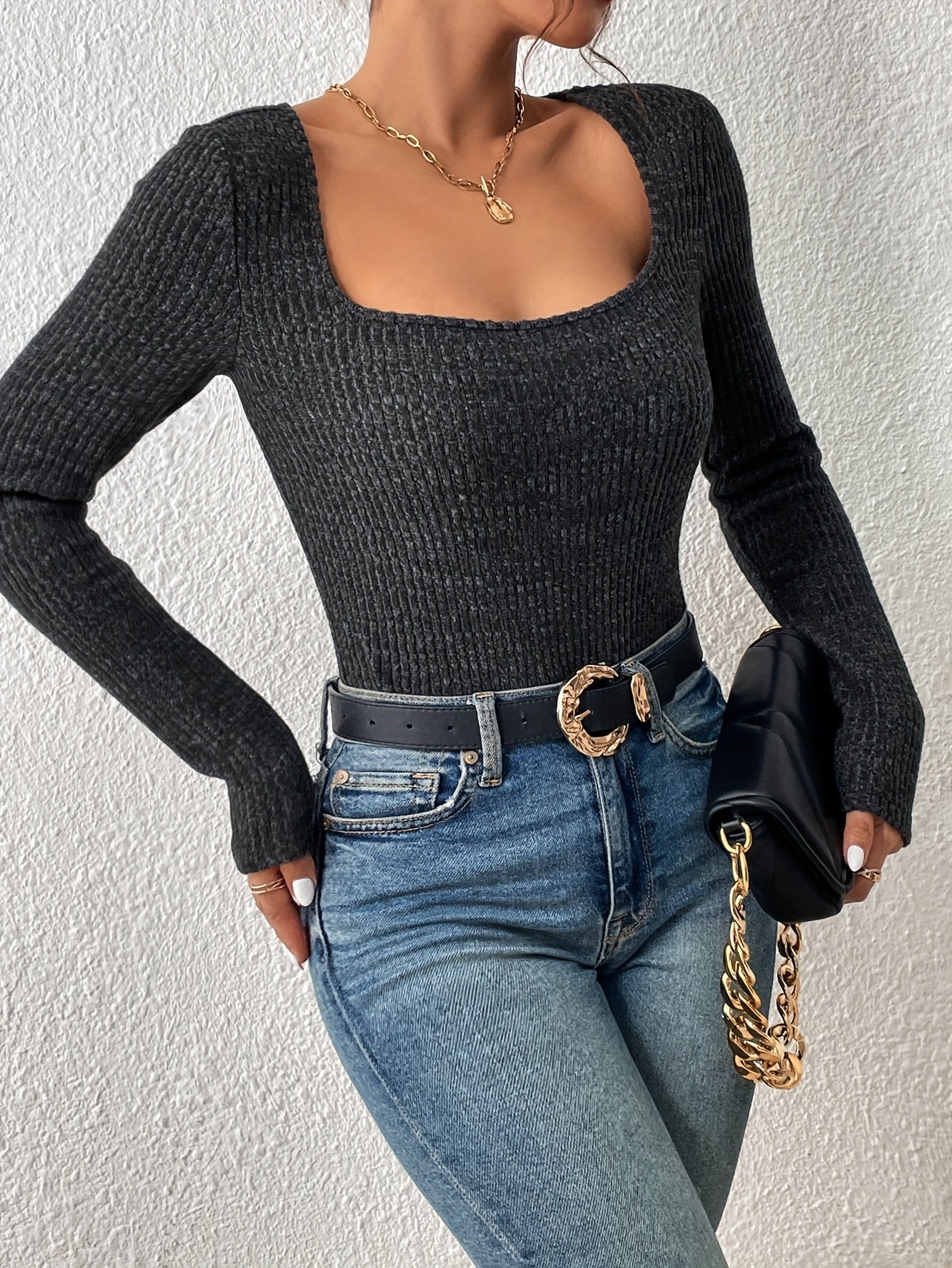 SQUAR – Casual Langarmshirt