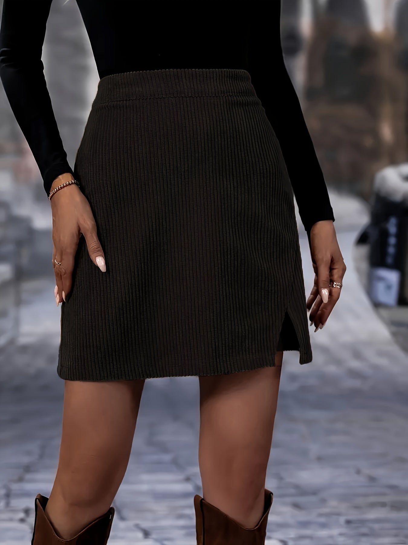 NOVA – Schlichter High-Waist Rock