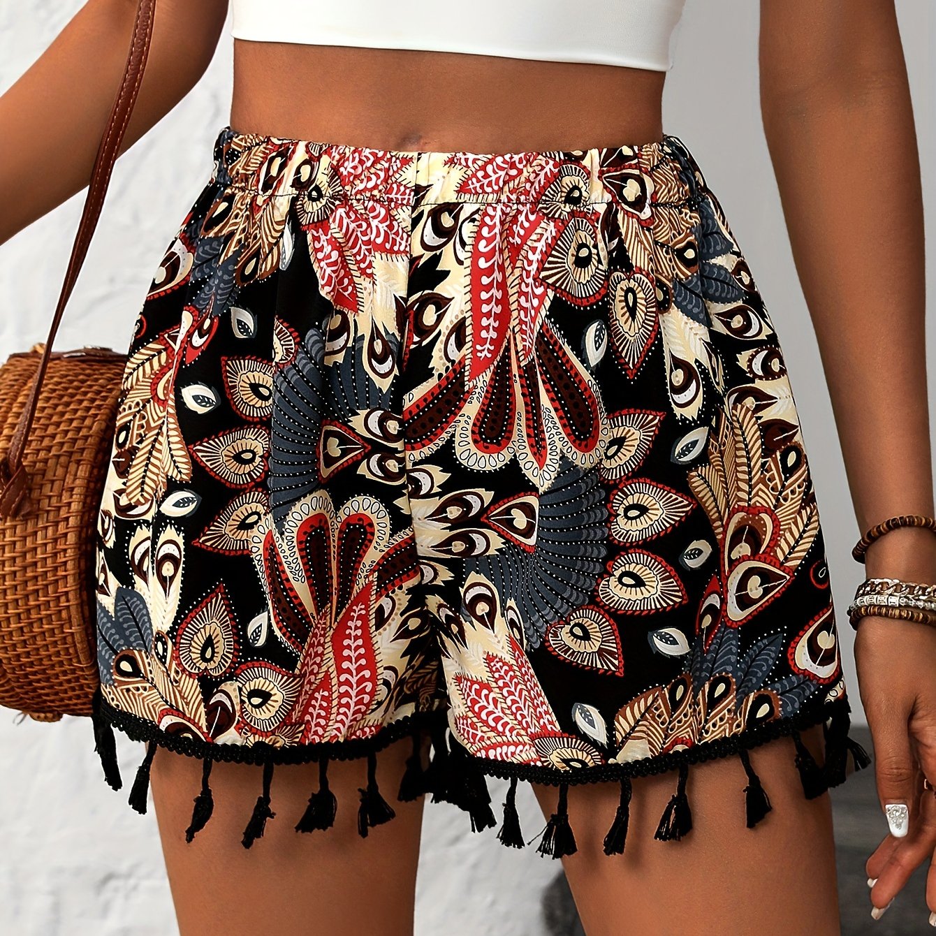 GLAM – Paisley Damen Shorts