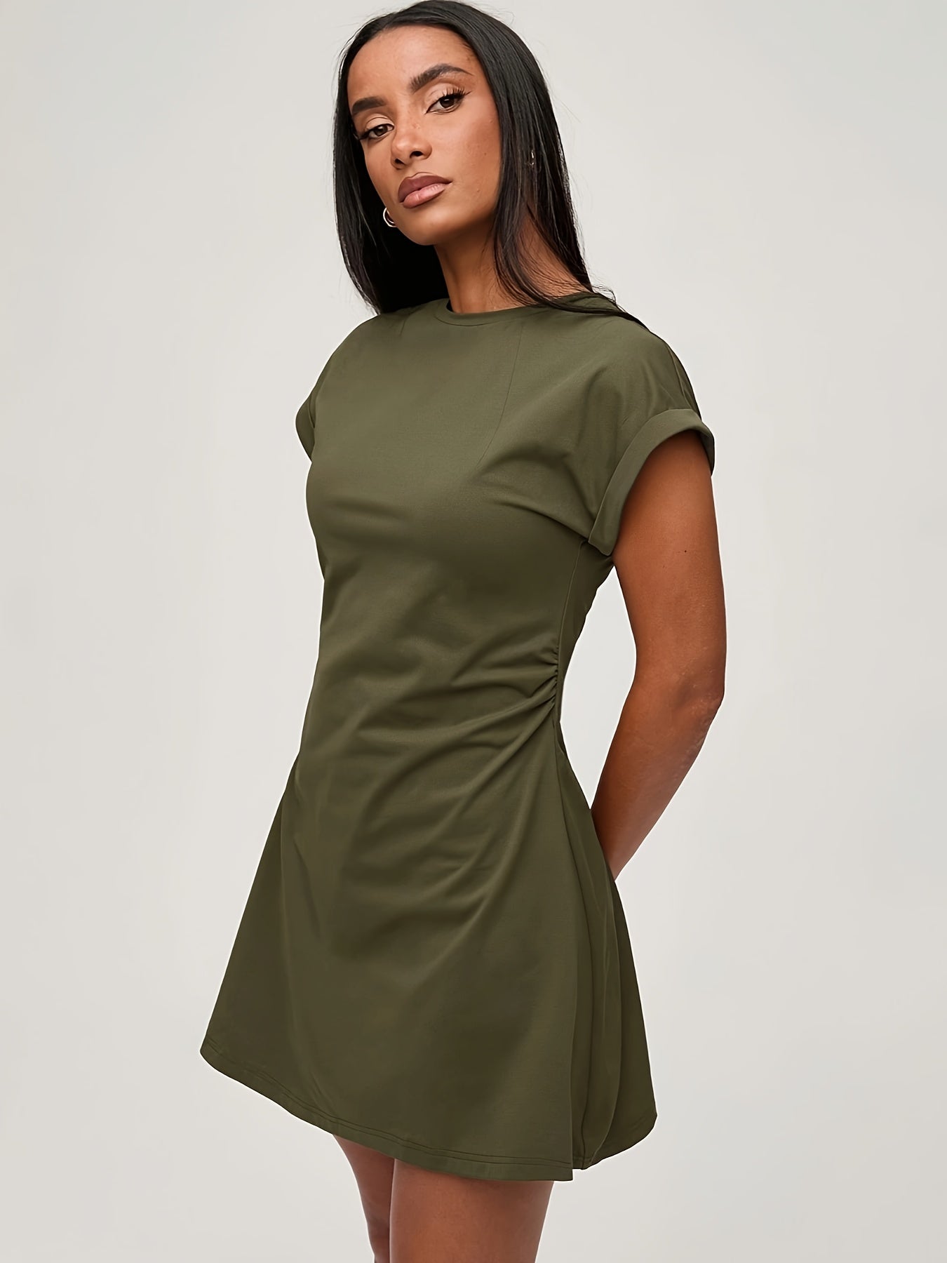 DRES – Minikleid mit Raffungen