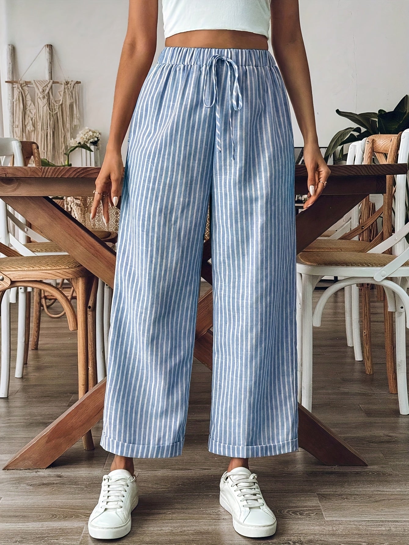STRIP – Old Money Style Streifenhose