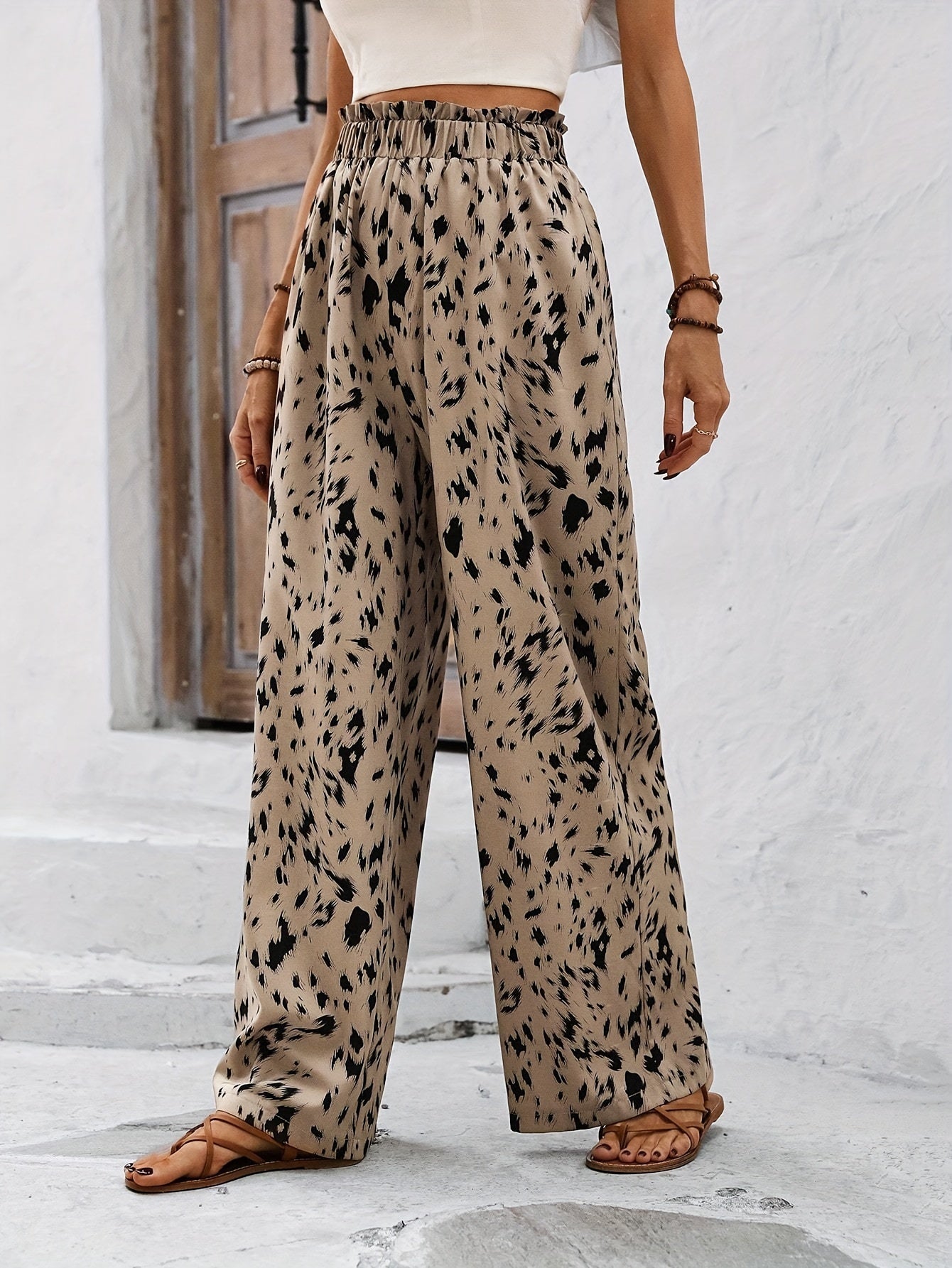 LEOLA – Leopardenhose mit elastischem Bund