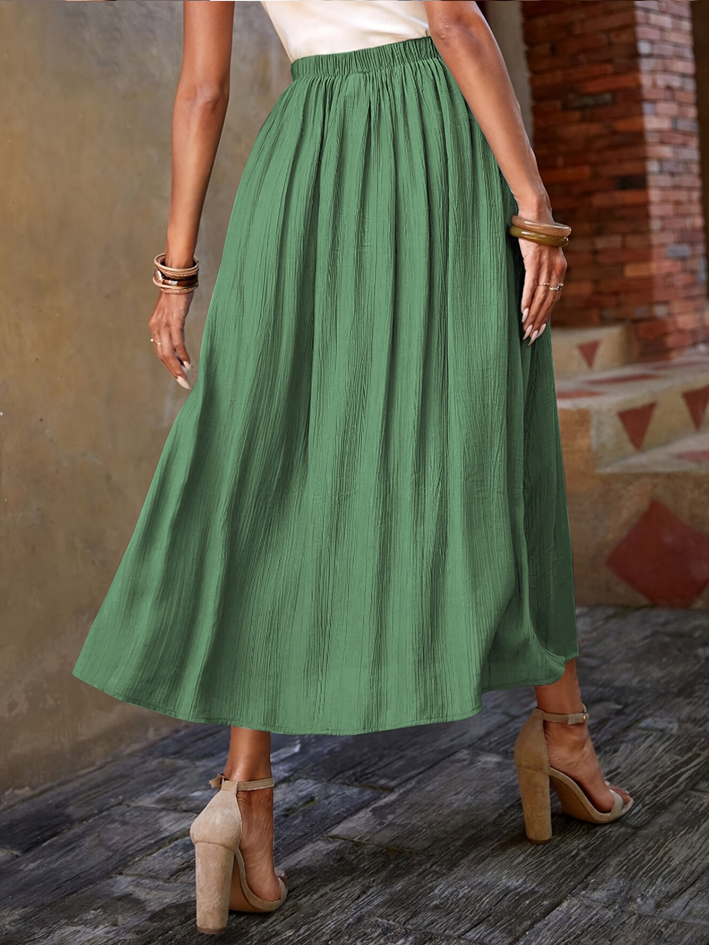 SOLEA – Eleganter A-Linien-Midirock