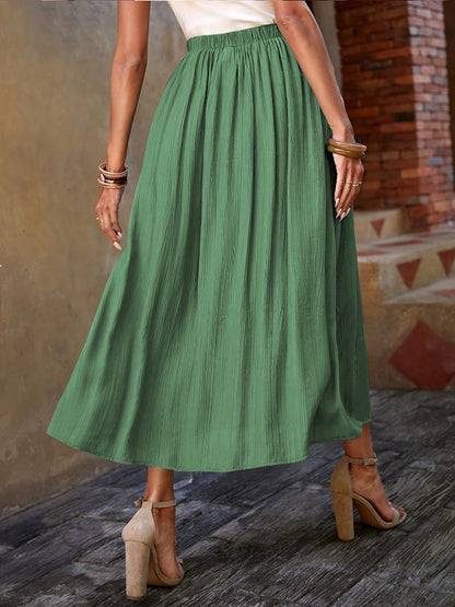 SOLEA – Eleganter A-Linien-Midirock
