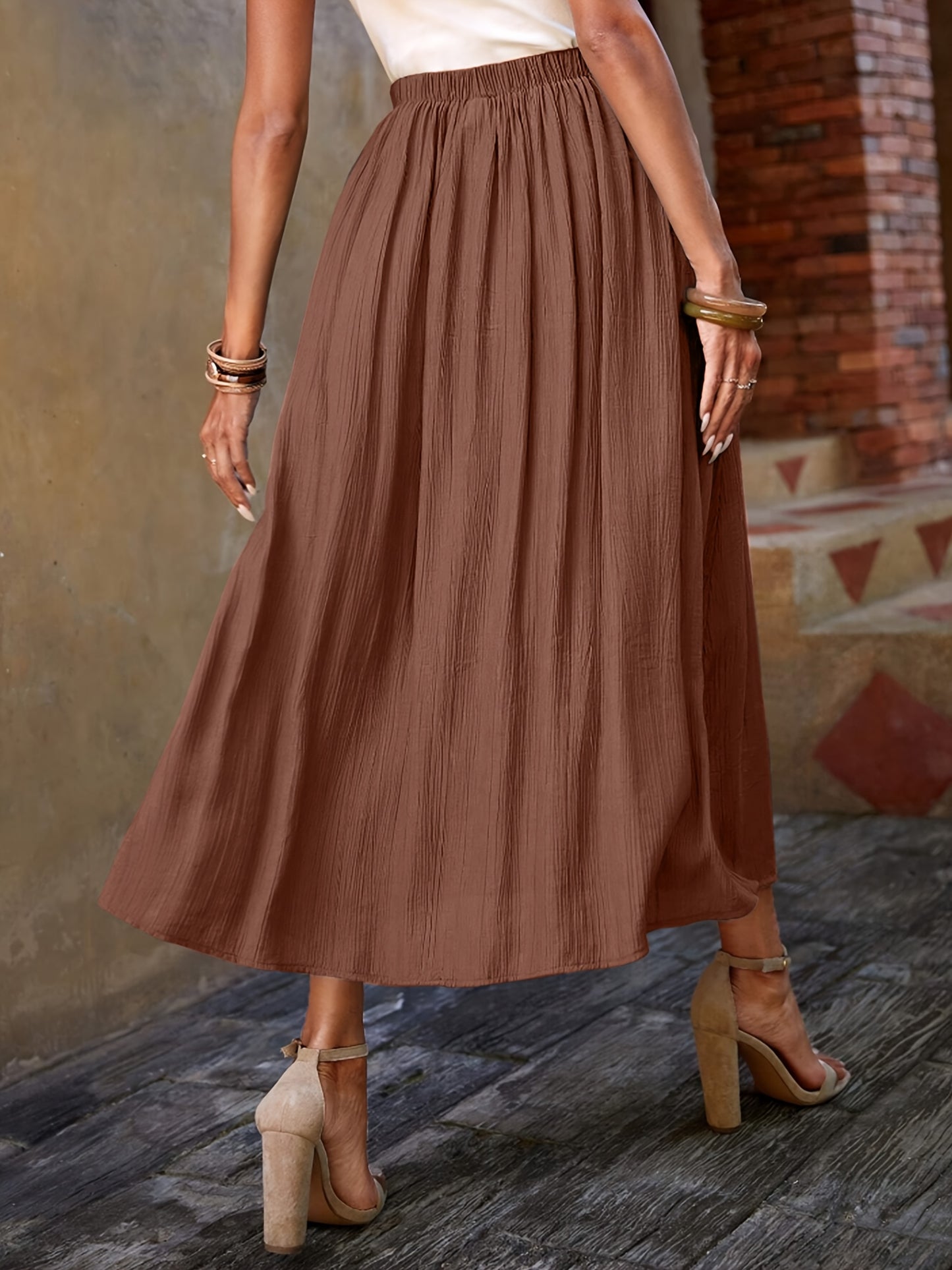 SOLEA – Eleganter A-Linien-Midirock