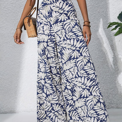 FLORA – Boho-Chiffonhose mit Blumenprint
