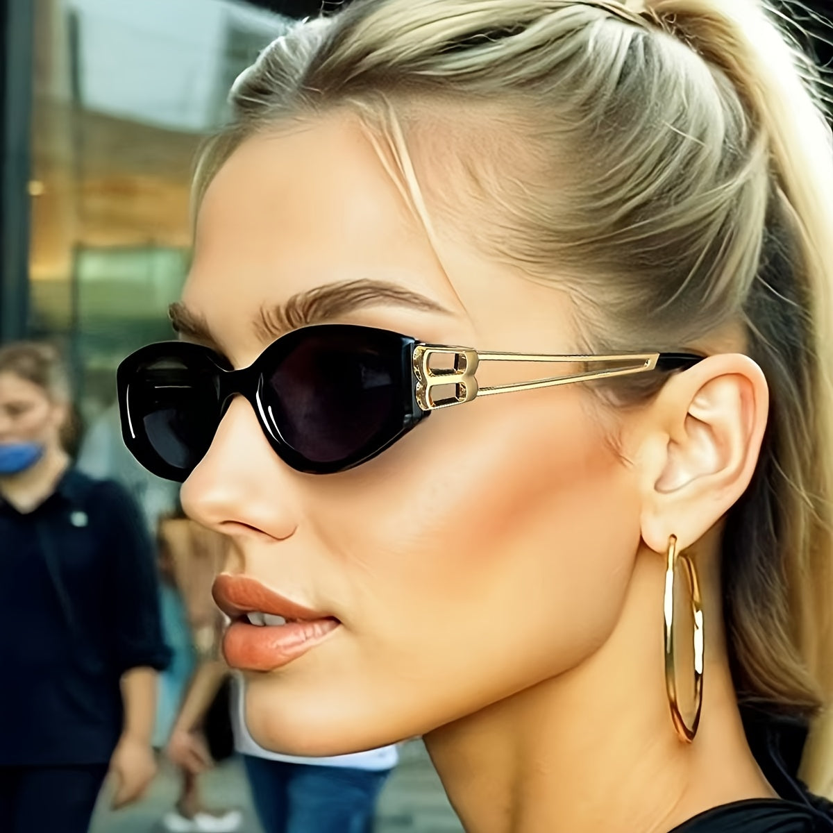 AINII - Retro Damenbrille in Diamantform