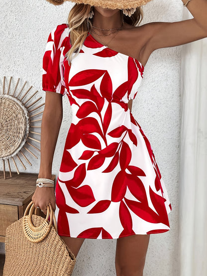 FLOR – Ein Schulter Minikleid