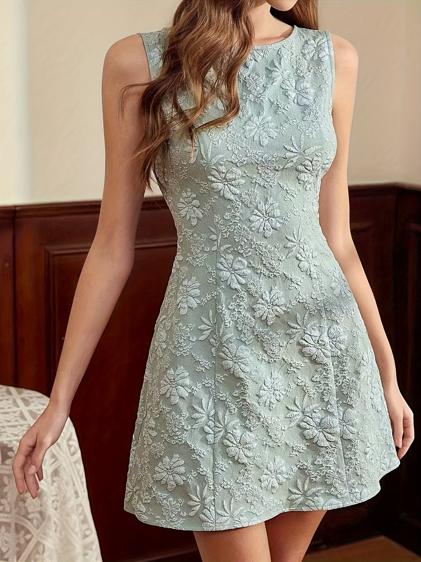 VINT – Jacquard-Minikleid
