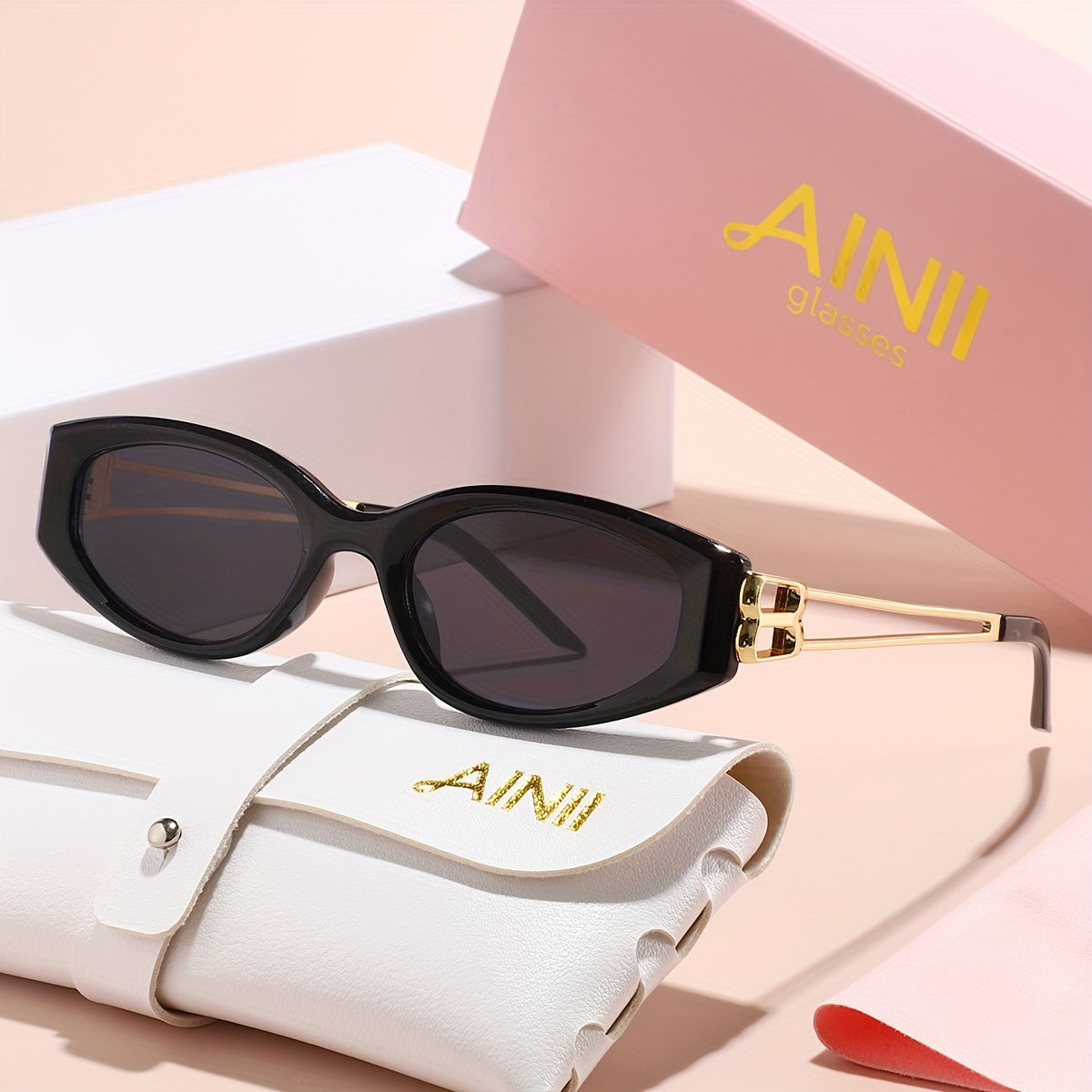 AINII - Retro Damenbrille in Diamantform