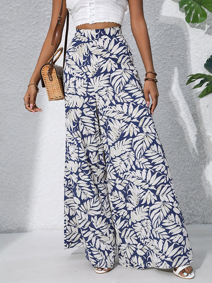 FLORA – Boho-Chiffonhose mit Blumenprint