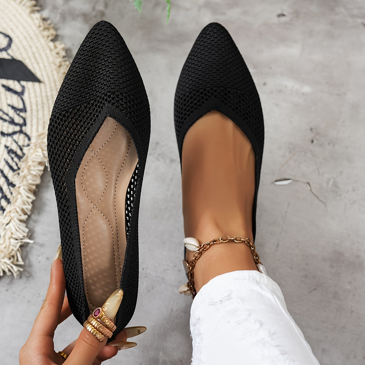 KNITZ – Elegante Strick-Loafers für Damen