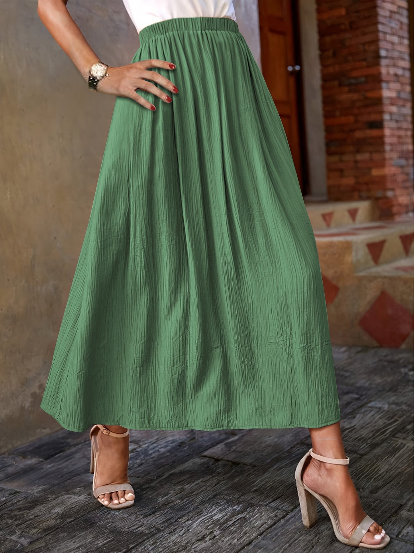 SOLEA – Eleganter A-Linien-Midirock