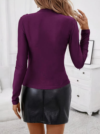 RUCHA – Elegantes Slim-Fit Shirt mit Raffung