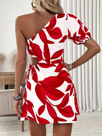 FLOR – Ein Schulter Minikleid
