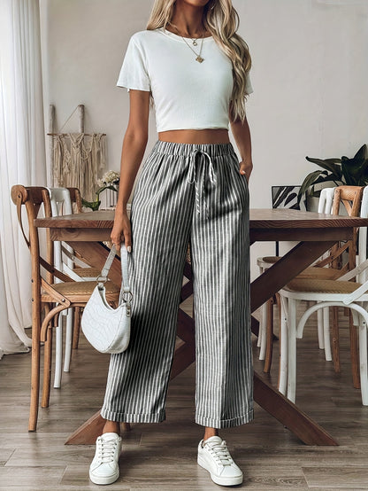 STRIP – Old Money Style Streifenhose