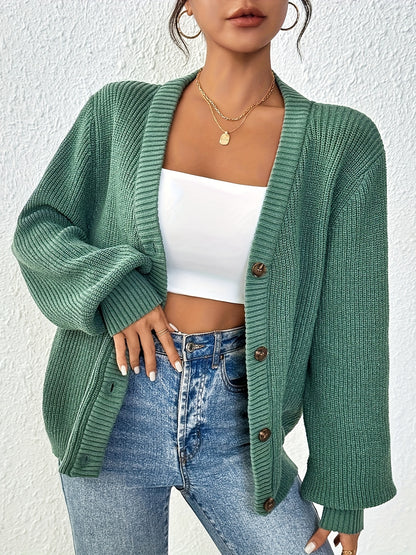 KNIT – Strickjacke mit Knopfleiste