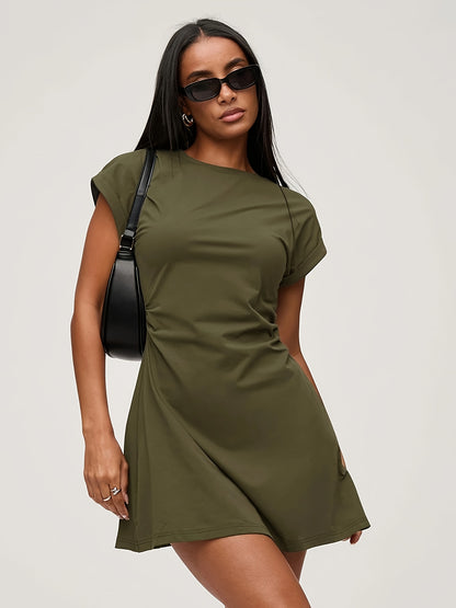 DRES – Minikleid mit Raffungen