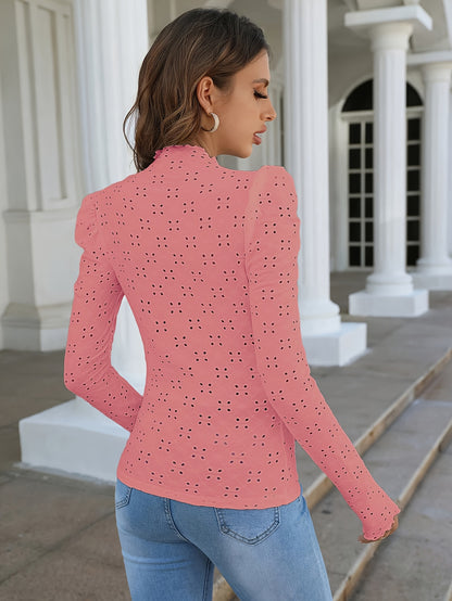 FREN – Französisches Blusenshirt mit Stickdetails