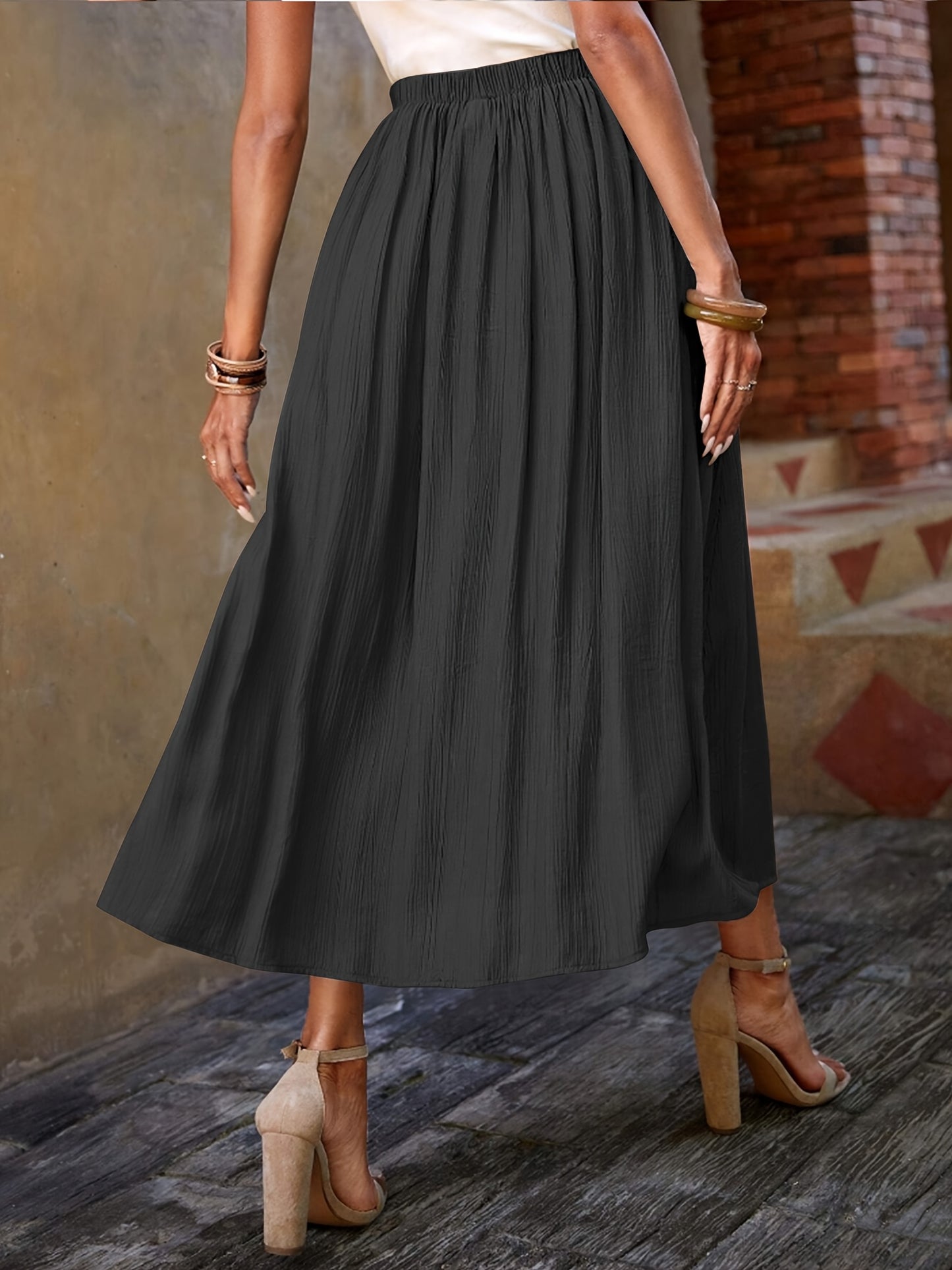 SOLEA – Eleganter A-Linien-Midirock