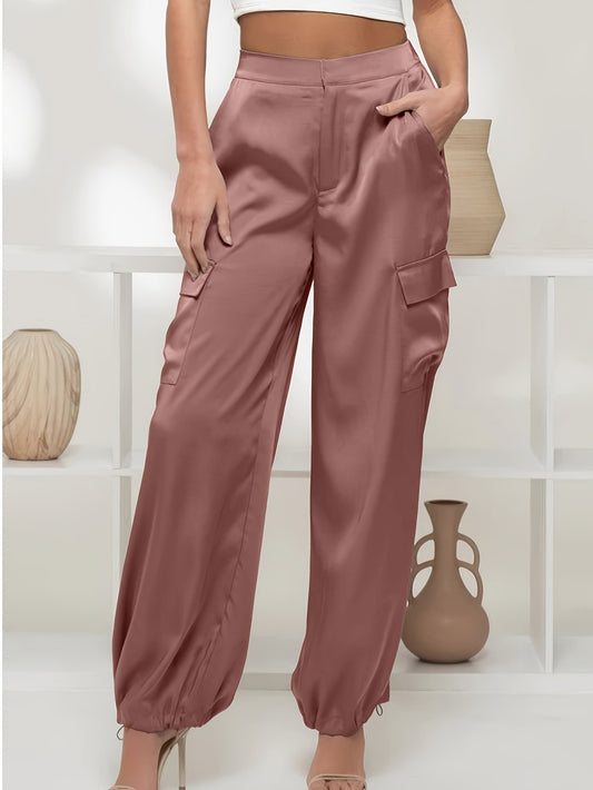 CARGA – Cargohose mit hohem Bund & weitem Bein