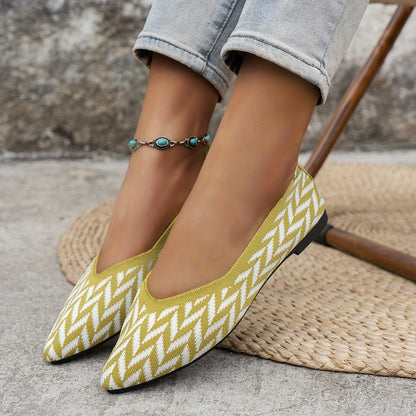 KNITZ – Flache Strick-Loafer